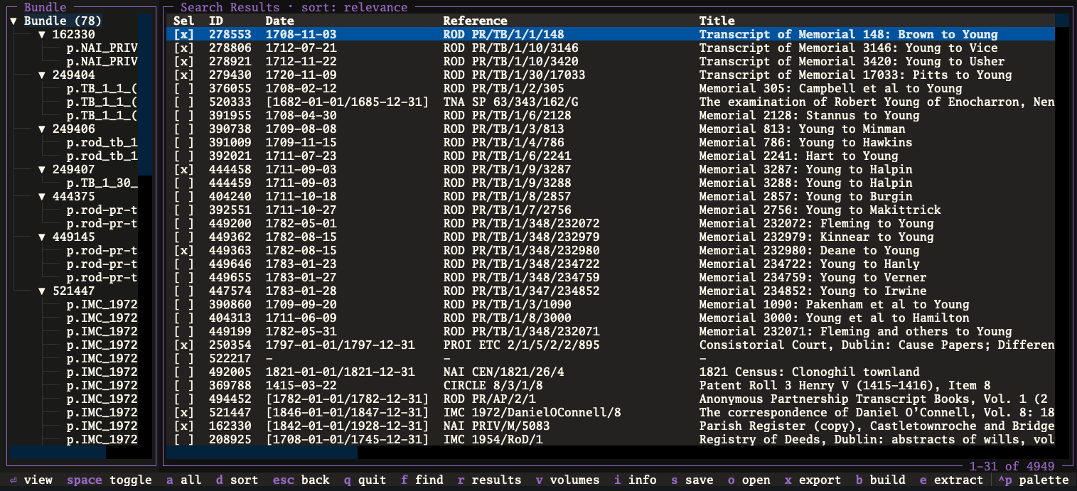 vtbrowse - a text-based user interface for working with VRTI data